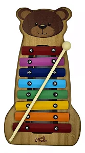 Vibratom Urso: Metalofone Musical para Crianças