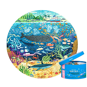Quebra Cabeca Redondo - Mergulho no Mar - 150 pecas