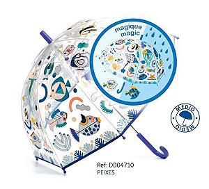 Guarda-chuva Medio - Peixes (efeito magico)