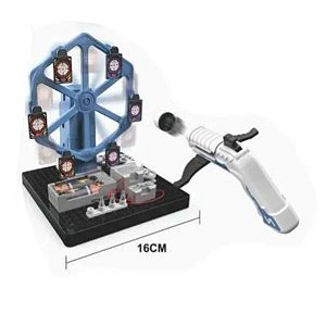 EXPERIENCIA NOVO CIENTISTA CIRCUITO MECANICO GIRATORIO COM ALVO - 48/24/1