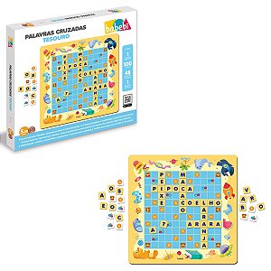 Palavras Cruzadas Tesouro, Jogo Educativo Infantil