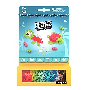 Quebra-cabeça Plus Plus Ocean – Bloco de Atividades