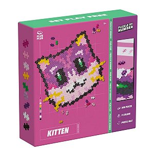 Plus-Plus Puzzle by Number 500pcs Kitten Gatinho