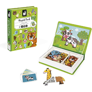 LIVRO MAGNETICO VIDA ANIMAL 40 PECAS