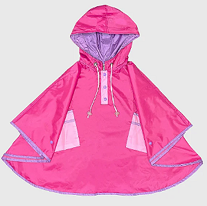 Capa De Chuva Lisa Triple Color Pink TAM: P