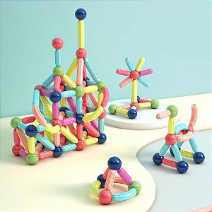 Block Building Tubos Magneticos