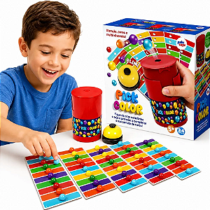 Jogo Educativo Pick Color Tabuleiro Raciocínio Lógico