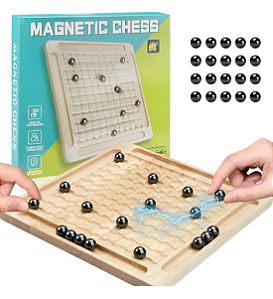 Jogo de Tabuleiro Magnético Estratégico Interativo