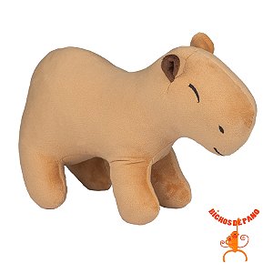 Capivara Baby Bichos de Pano Pelúcia Ecológica 28cm
