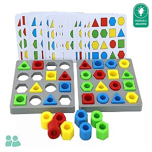 Shape Matching D&C 64pcs Encaixe de Formas e Cores