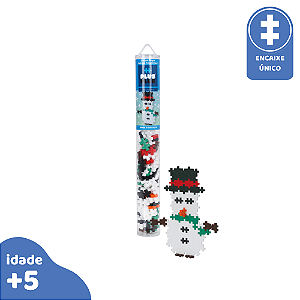 PlusPlus Tubo Boneco de Neve 100pcs Brinquedo de Montar