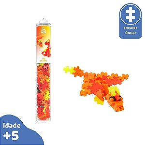 PlusPlus Tubo 100pcs Dragão de Fogo Brinquedo Montar