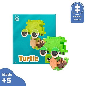 Plus-Plus Pet Pack Tartaruga 40 Peças Colecionável
