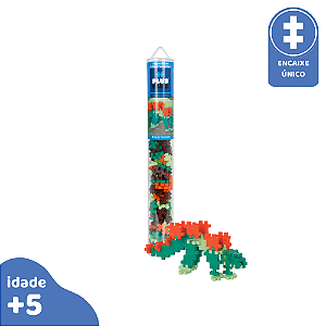 PlusPlus Tubo Stegosaurus 100pcs Brinquedo de Montar