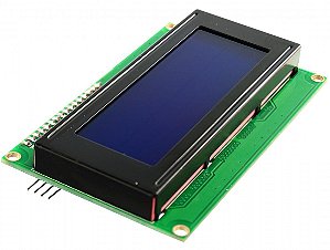 Display Lcd 20X4 - Backlight Azul - Com Modulo I2C Integrado (Soldado)