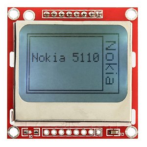 Display Lcd Gráfico 84X84 Pixels - Nokia 5110 * Vermelho