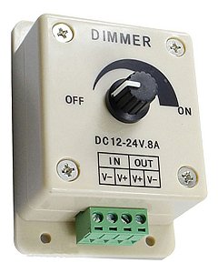 Dimmer Para Controle De Iluminação - 12~24V 8A