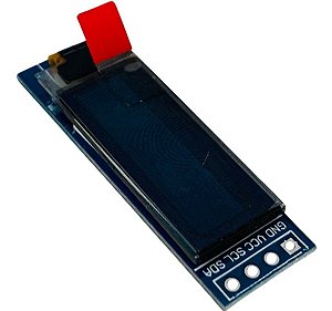 Display OLED 0.91" I2C 128x32 Azul - 4 Pinos para Arduino.