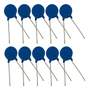 Varistor S10d241k Ac 150v Azul (50) - 10 Peças