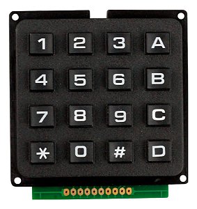 Modulo Teclado Matricial 16 Karet Teclas Alfanumérico 4x4 Arduino