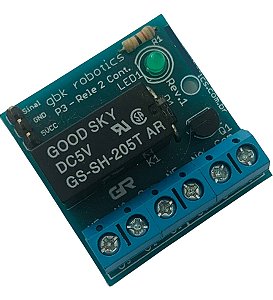 P3 - Módulo Rele Com Saída Dupla Gbk Robotics Módulo