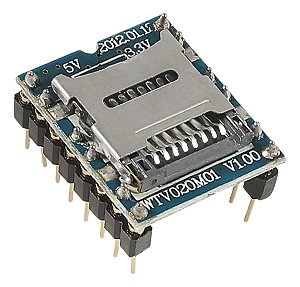 Módulo De Áudio Mp3 Leitor De Cartão Microsd - WTM020M01