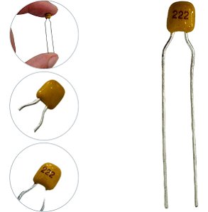 Capacitor Multicamada 2,2NF/50V (222) ±10% X7R - 100 Peças