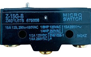 Chave Interruptor Micro Switch Kw-15g-b Com Pino Para Acionamento