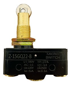 Chave Interruptor Micro Switch Z-15gq22-b Com Roldana 15a 250v