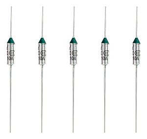 Fusível Térmico 192° Graus 10 Amperes 250v - Kit 5 peças