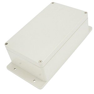 Caixa Plástica 200x120x65mm Para Montagem De Circuitos Elétricos Eletrônicos