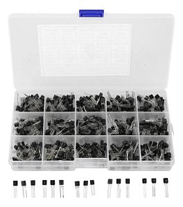 Kit 300 Transistores To-92 15 Valores Com Caixa Organizadora
