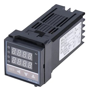 Termostato Controlador Temperatura PID Digital REX-C100 220V Alta Precisã