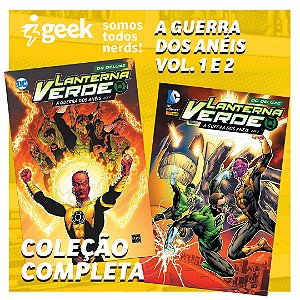 Coleção Lanterna Verde - A Guerra dos Anéis vol. 1 e 2