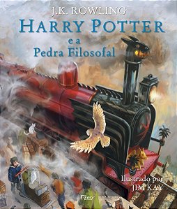 Harry Potter e a Pedra Filosofal - (Ilustrado)