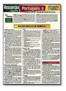 Português 6 - Ortografia e Fonética