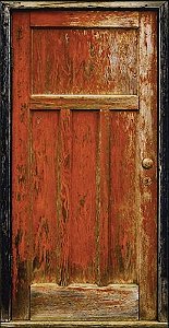 Uma Porta Para Um Quarto Escuro