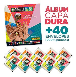 Copa do Mundo Feminina 2023 - Cartela + 10 Envelopes