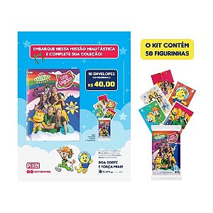 Álbum Oficial Gato Galáctico + 50 Figurinhas