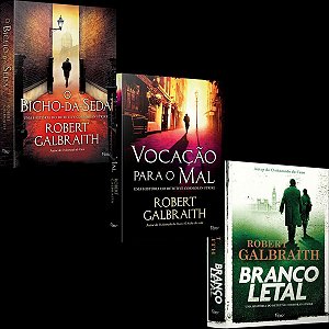 Combo Com Três Livros Da Série Cormoran Strike.