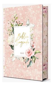 Bíblia Sagrada Flores Rosa - NVI