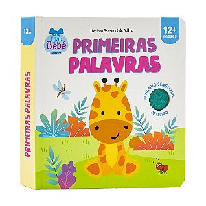 Livrinho Sensorial de Feltro - Primeiras Palavras