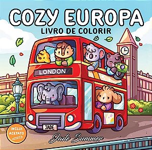 Cozy Europa - Livro De Colorir