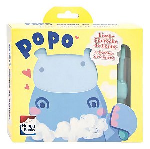 Livro-fantoche De Banho: Popo Escova Os Dentes! (Amarelo)