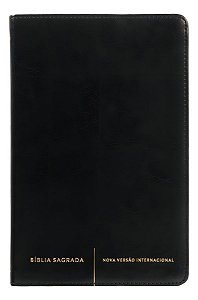 Bíblia Sagrada - Slim - Luxo, Capa Preta - NVI
