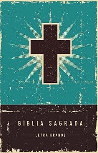 Bíblia Retrô Turquesa - NVI, Capa Dura, Letra Grande, Leitura Perfeita