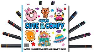 Cute & Comfy - Coloring Book For Adults - Edição 1 - Bold Easy