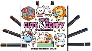 Cute & Comfy - Coloring Book For Adults - Edição 4 - Bold Easy