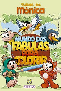 Turma da Mônica - Mundo das Fábulas Para Colorir