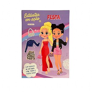 Estilistas Em Ação - Festa - Com Adesivos de Vinil Para Colar Muitas Vezes!